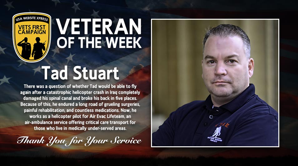 Tad Stuart, Operation American Hero, Veteran of the Week